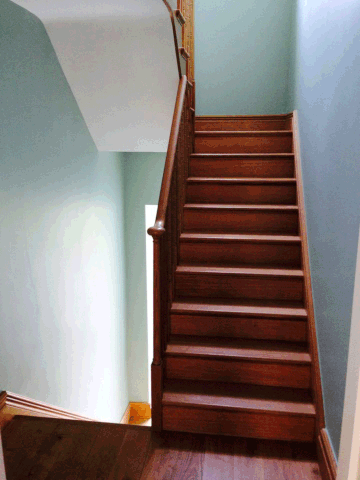 Oak staircase
